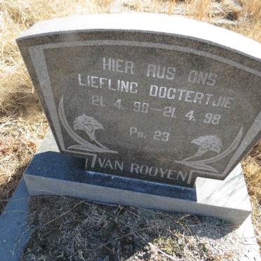 ROOYEN, van 1998-1998