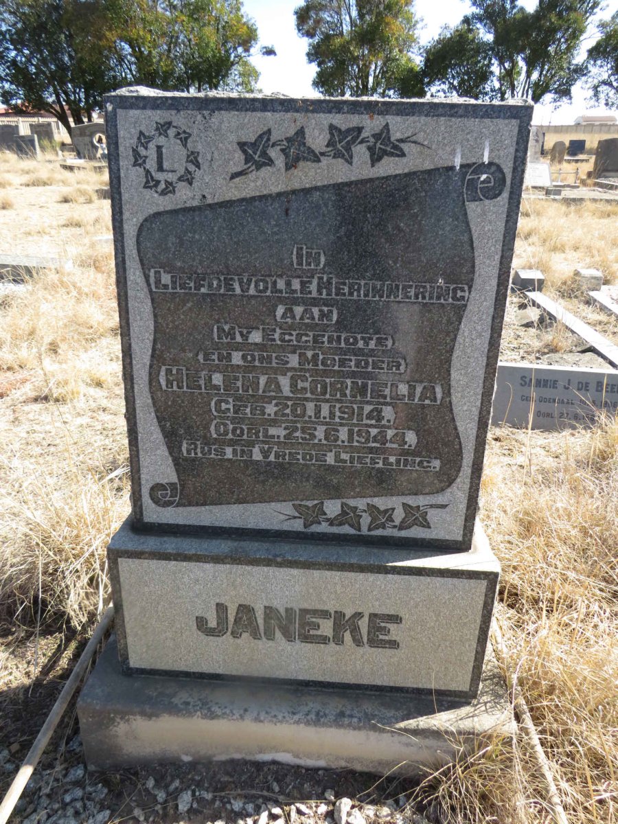 JANEKE Helena Cornelia 1914-1944
