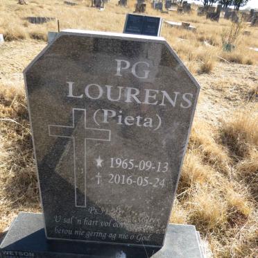 LOURENS P.G. 1965-2016