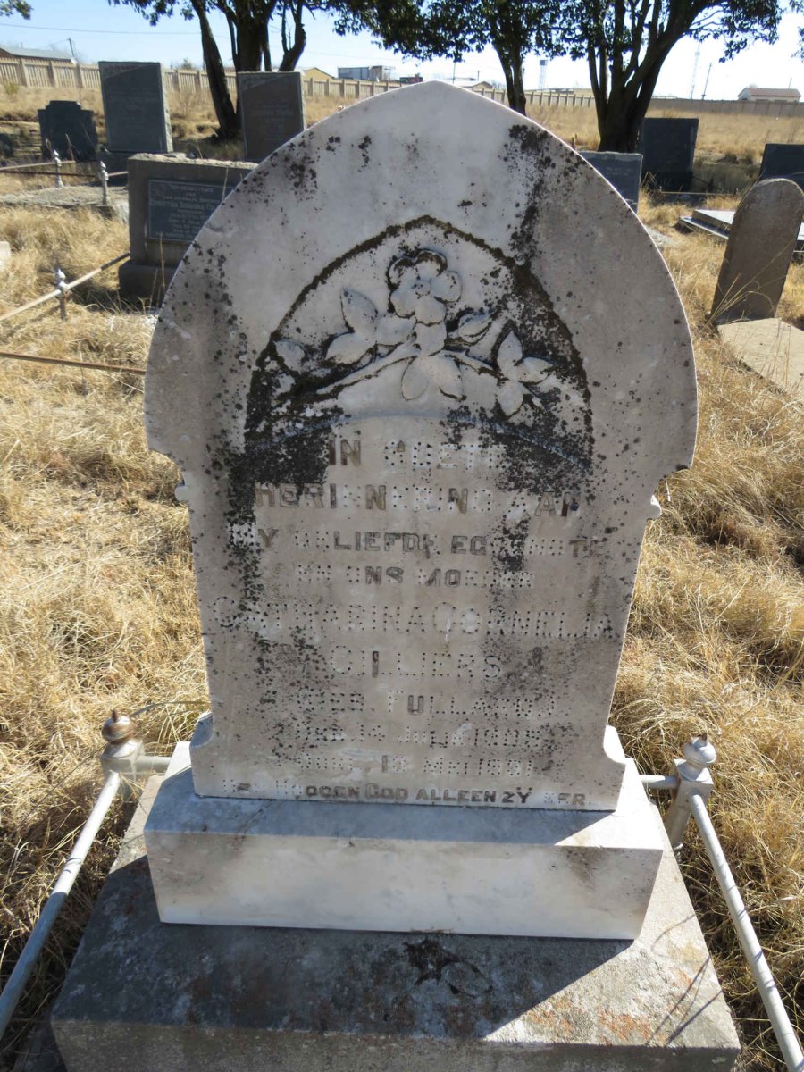 CILLIERS Catharina Cornelia nee FULLARD 1905-1931