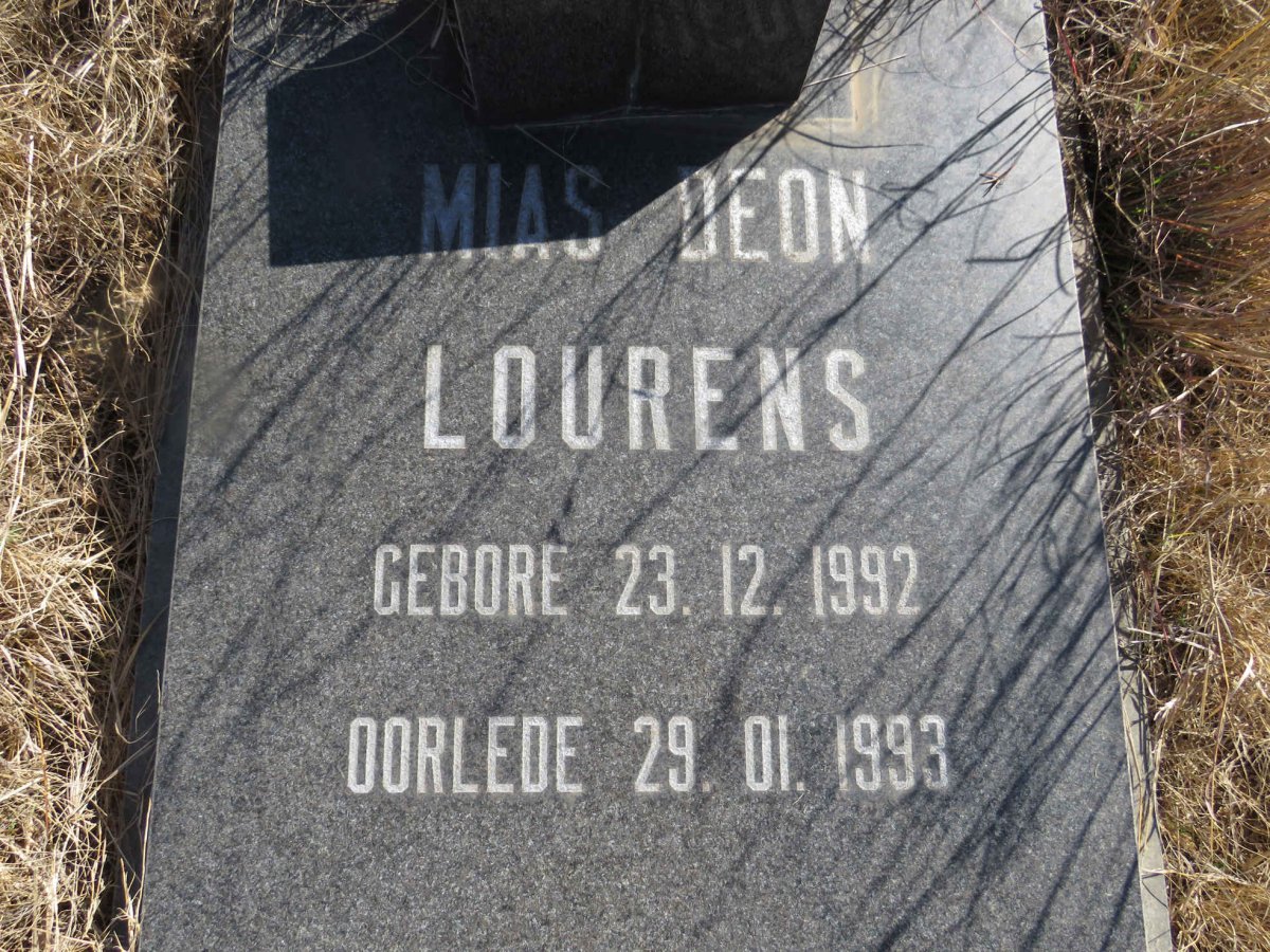 LOURENS Mias Deon 1992-1993