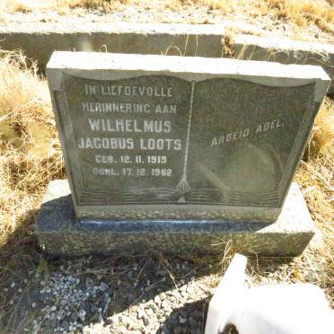 LOOTS Wilhelmus Jacobus 1919-1962