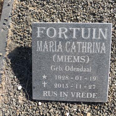 FORTUIN Maria Cathrina nee ODENDAAL 1928-2015