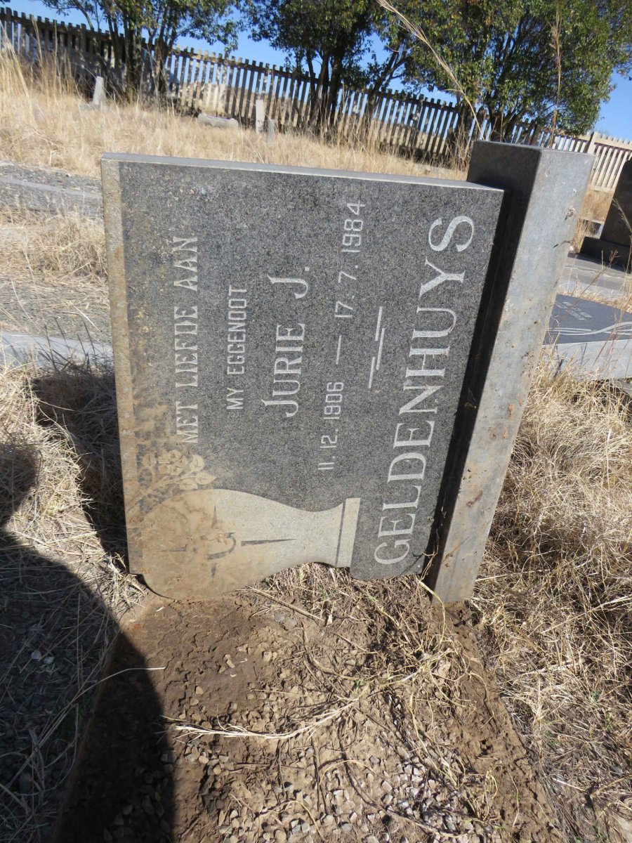 GELDENHUYS Jurie J. 1906-1984
