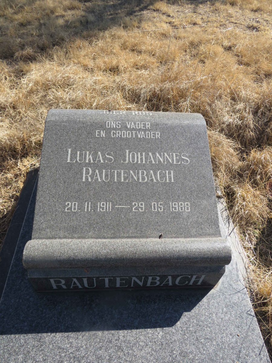 RAUTENBACH Lukas Johannes 1911-1988