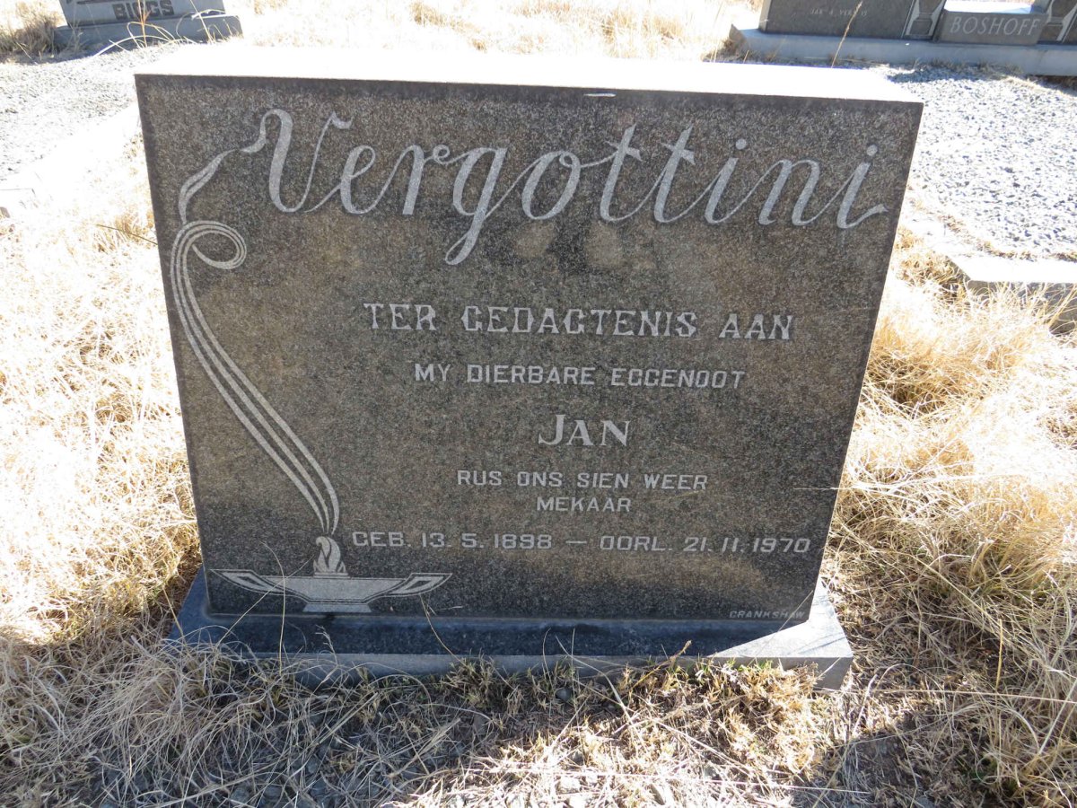 VERGOTTINI Jan 1898-1970