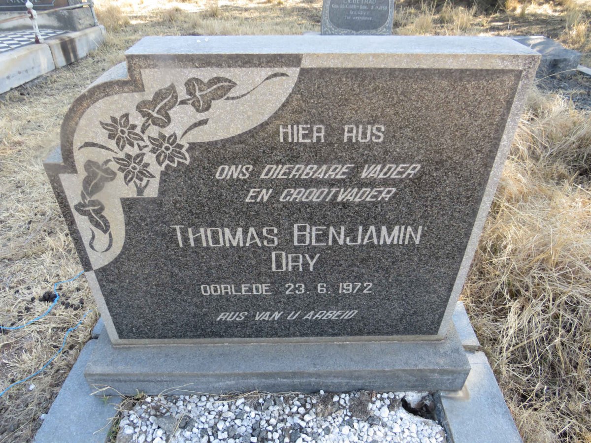 DRY Thomas Benjamin -1972