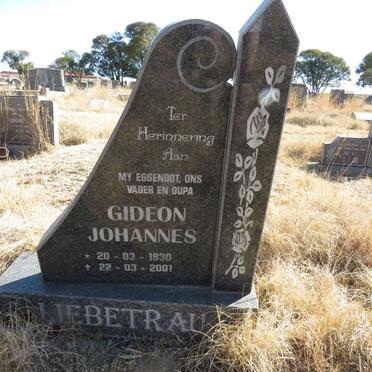 LIEBETRAU Gideon Johannes 1930-2001