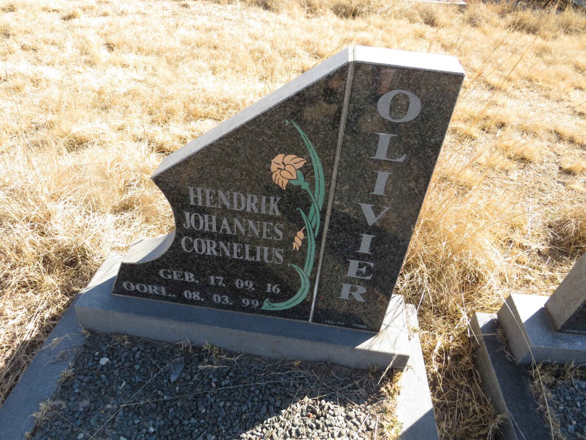 OLIVIER Hendrik Johannes Cornelius  1916-1999