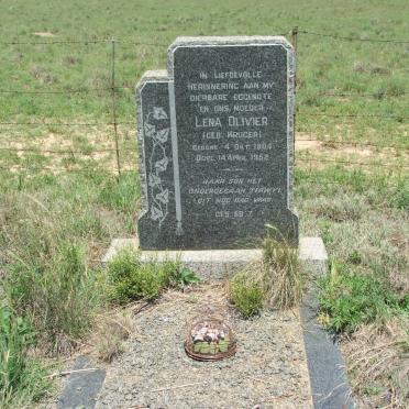 OLIVIER Lena nee KRUGER 1904-1952