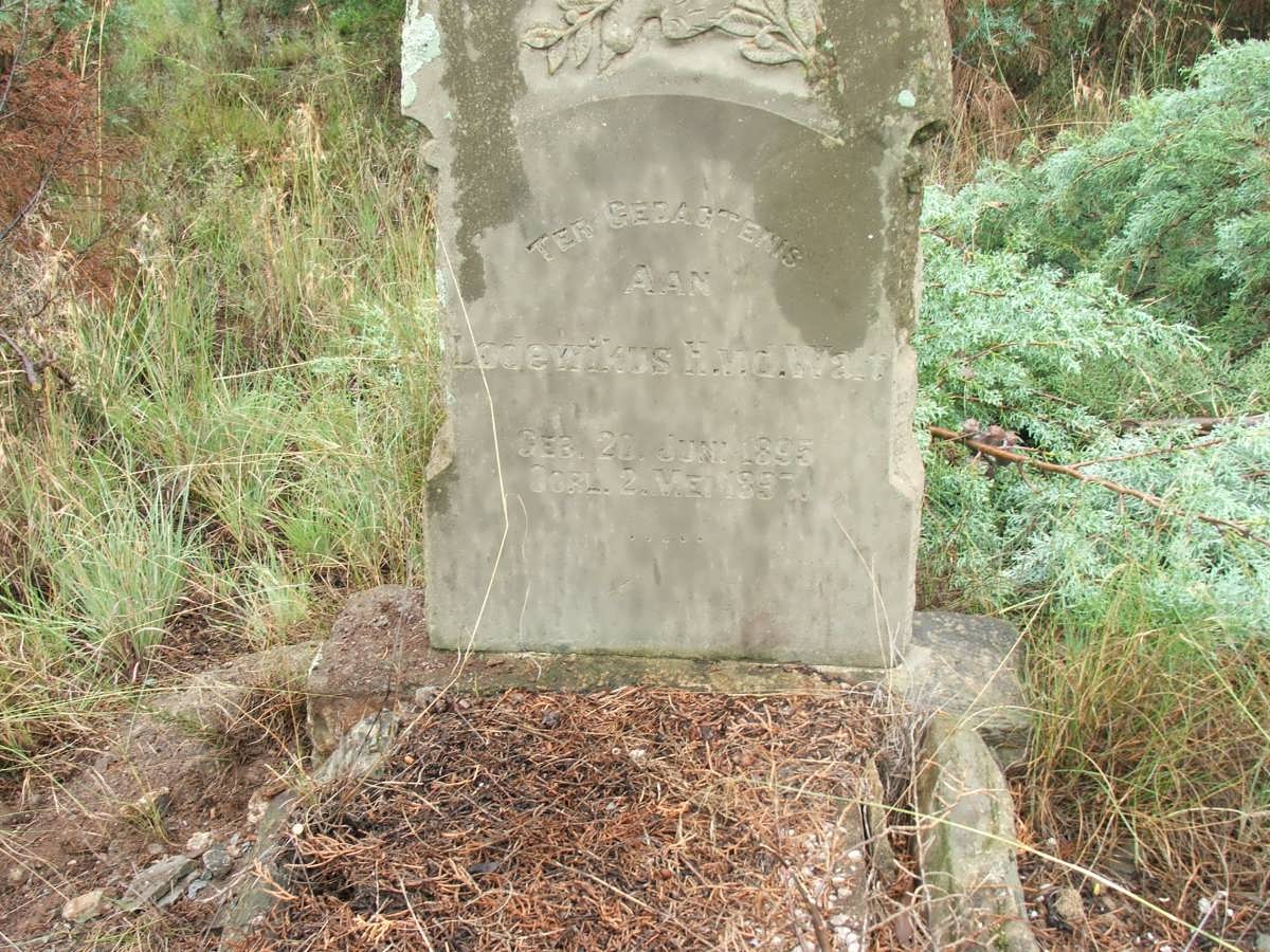 WALT Lodewikus H., v.d. 1895-1897