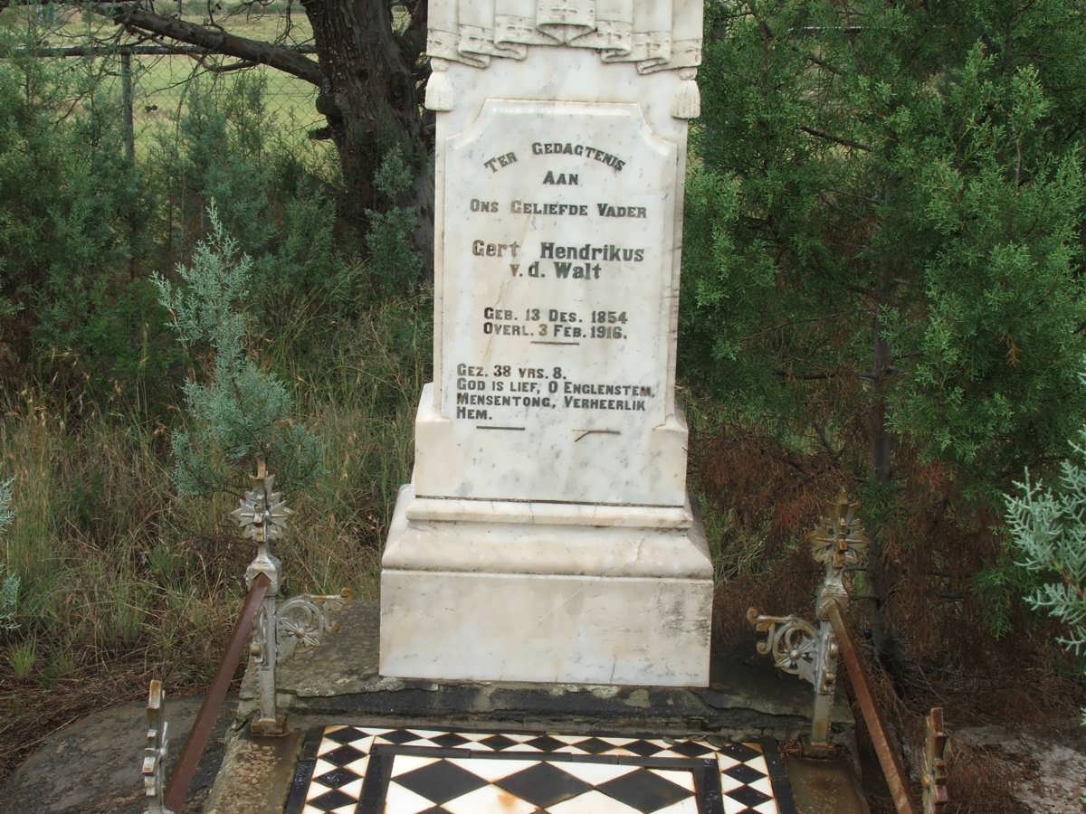 WALT Gert Hendrikus, v.d. 1854-1916