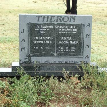 THERON Johannes Stephanus 1927- &amp; Anna Jacoba Maria 1925-2004
