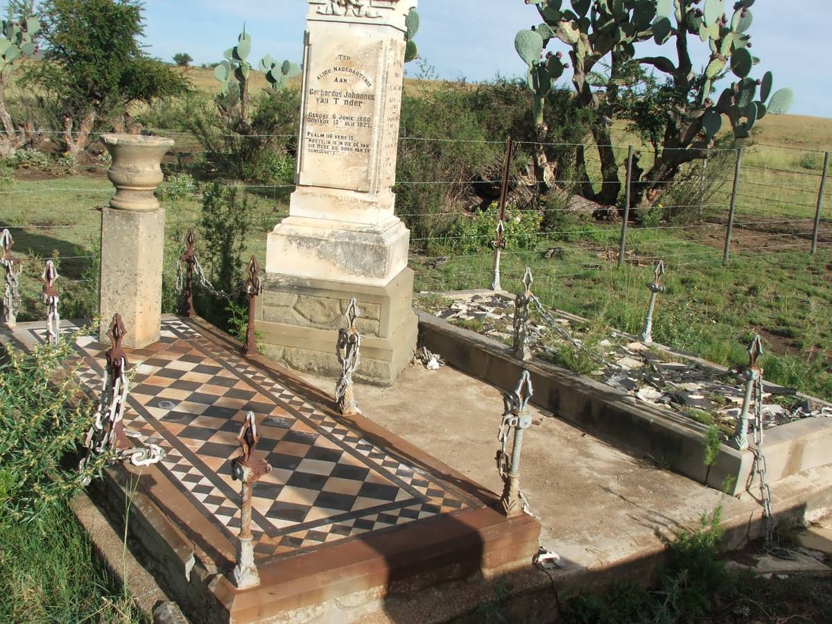 TONDER Gerhardus Johannes, van 1860-1927