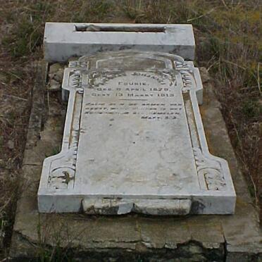 FOURIE Andreas Johannes 1879-1913