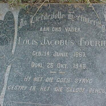 FOURIE Louis Jacobus 1867-1948