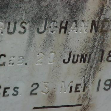 FOURIE Petrus Johannes 1842-1916