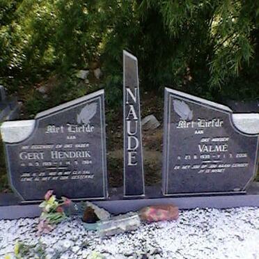 NAUDE Gert Hendrik 1919-1984 & Valme 1939-2006