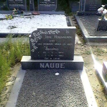 NAUDE Jacobus 1905-1993