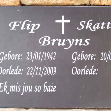 BRUYNS Flip 1942-2009 &amp; Skattie 1945-