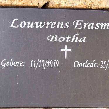 BOTHA Louwrens Erasmus 1959-2008