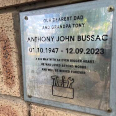 BUSSAC Anthony John 1947-2023