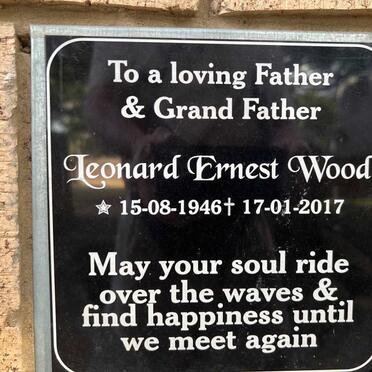WOOD Leonard Ernest 1946-2017