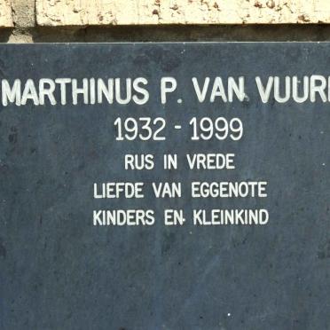 VUUREN Marthinus P., van 1932-1999