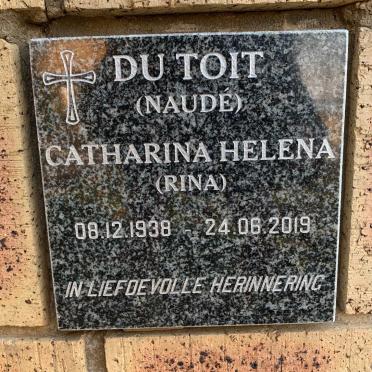 TOIT Catharina Helena, du nee NAUDE 1938-2019