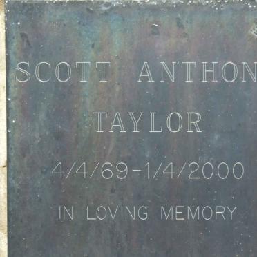 TAYLOR Scott Anthony 1969-2000