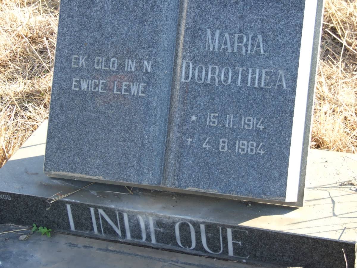 LINDEQUE Maria Dorothea 1814-1984