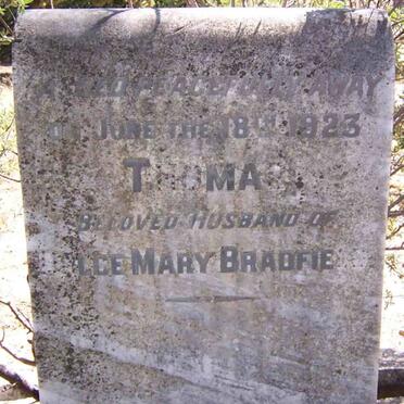 BRADFIE Thomas -1923