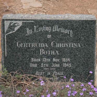 BOTHA Gertruida Christina 1854-1945