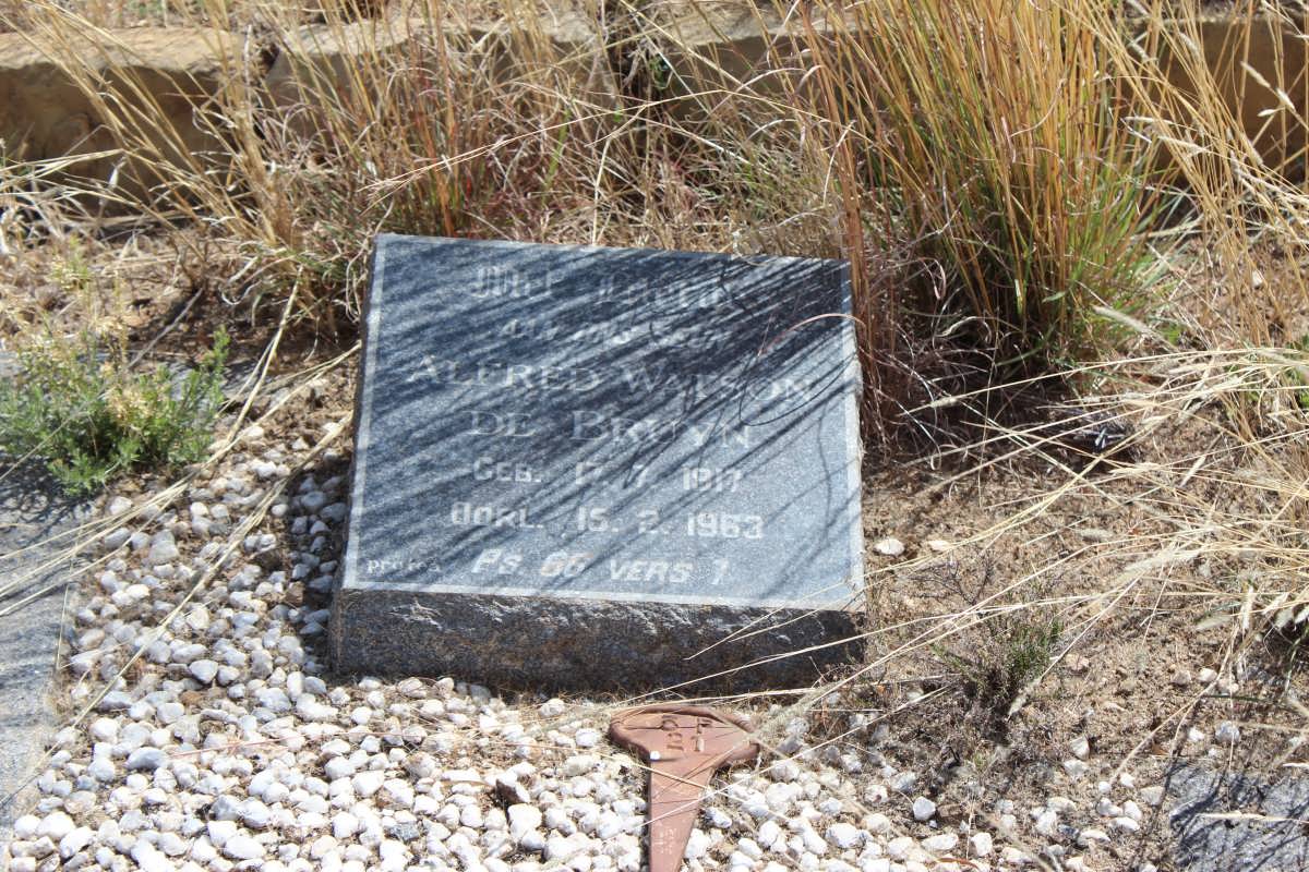 BRUYN Alfred Watson, de 1917-1963