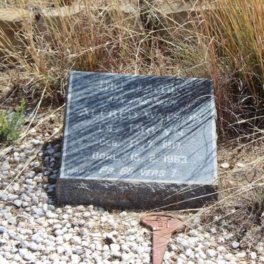 BRUYN Alfred Watson, de 1917-1963