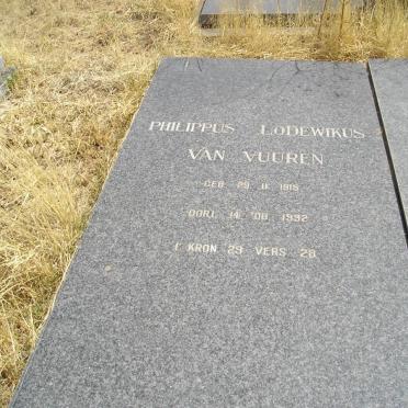 BARNARD Philippus Lodewikus Van Vuuren 1915-1992