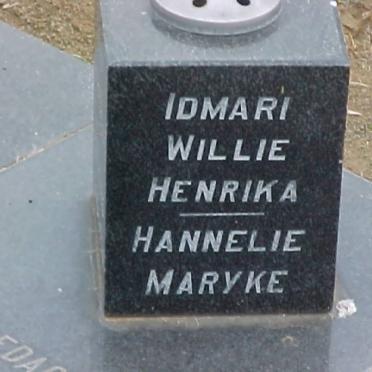 BERG Johannes W., van den 1922- &amp; Hendrika J. SNYMAN 1928-1984