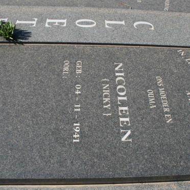 CLOETE Nicoleen 1941-