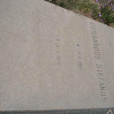 GREYLING Gerhardus Stefanus 1915-1978 