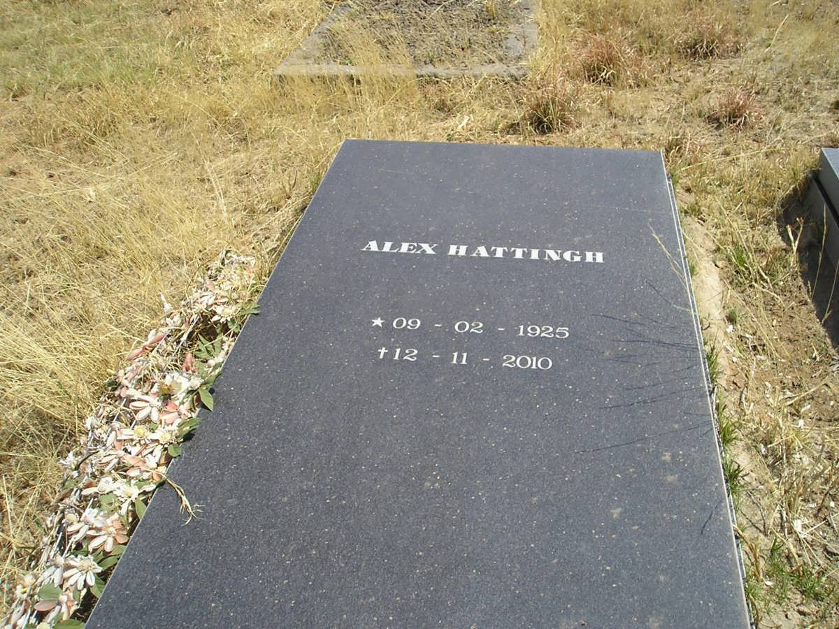 HATTINGH Alex 1925-2010