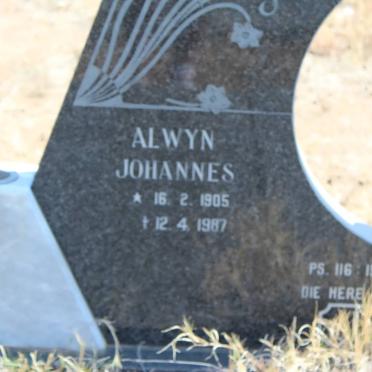 JACOBS Alwyn Johannes 1905-1987