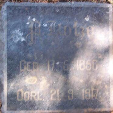 KOTZE J.P. 1856-1917