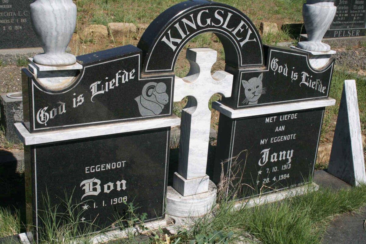 KINGSLEY Bon 1908- &amp; Jany 1913-1984