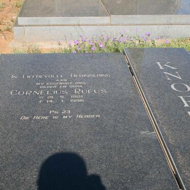 KNOETZE Cornelis Rufus 1921-1996