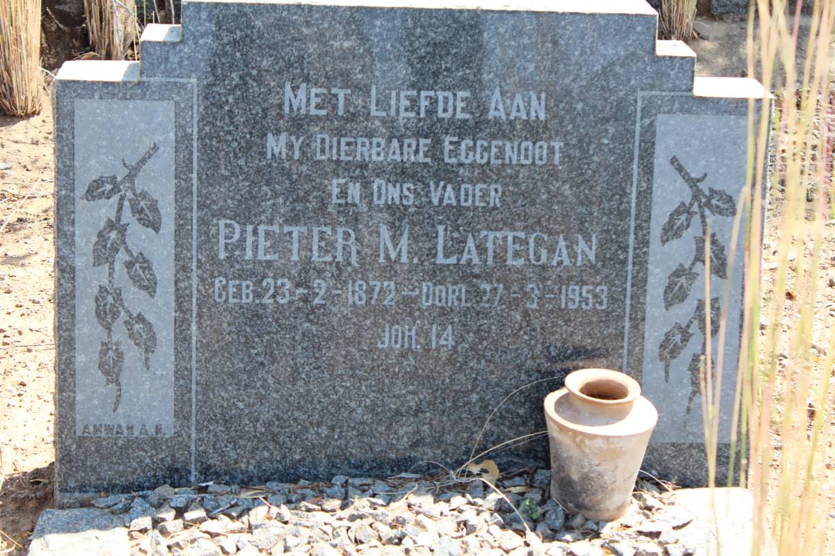LATEGAN Pieter M. 1872-1953