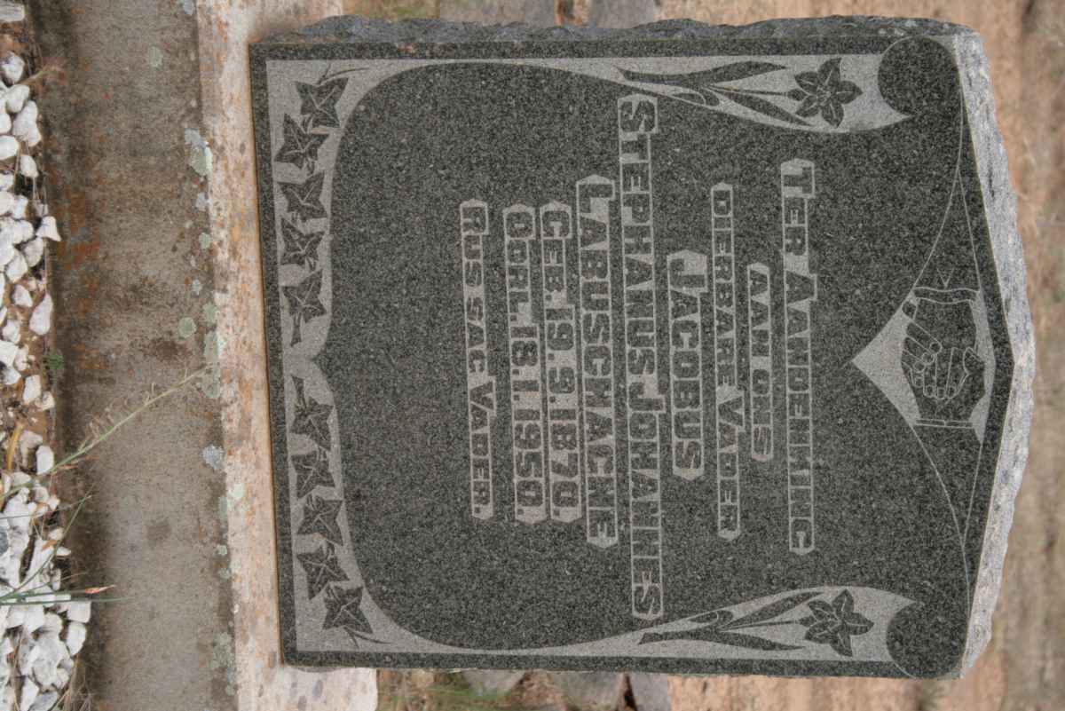 LABUSCHAGNE Jacobus Stepanus Johannes  1870-1950