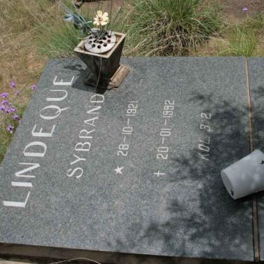 LINDEQUE Sybrand 1921-1992