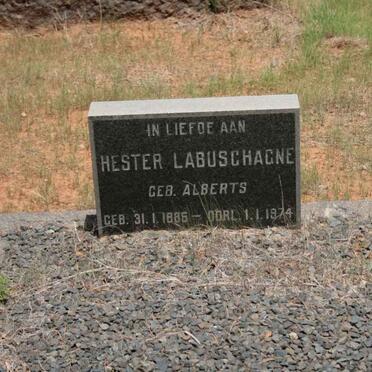LABUSCHAGNE Hester nee ALBERTS 1885-1974
