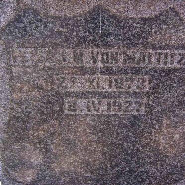 MALTITZ ? H., von 1873-1927