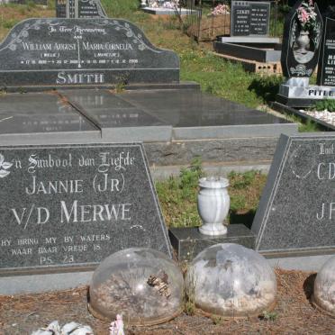 MERWE Jannie, van der &amp; C.D.1942-1996 &amp; J.F. 1963-1996